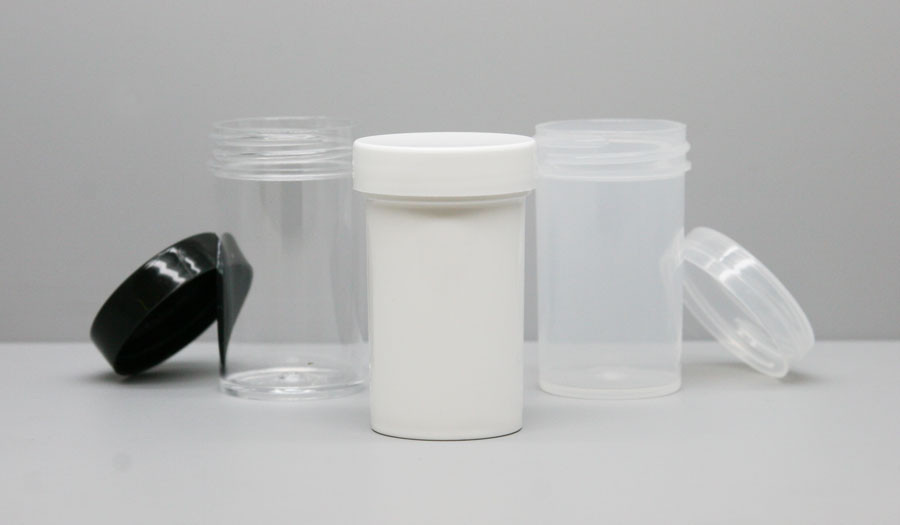 Screw Top Plastic Jar 4.5x3.75cm - Pack of 5