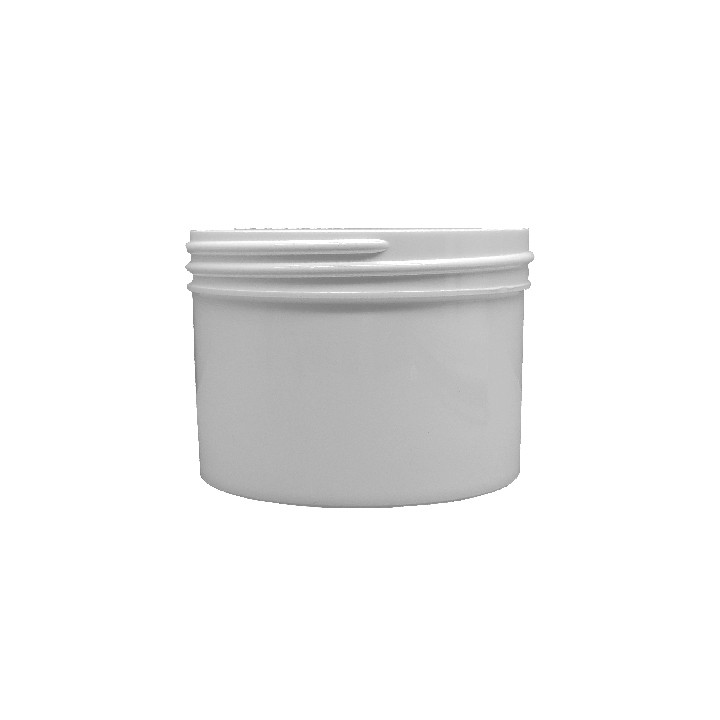 8 OZ WIDE MOUTH POLYSTYRENE JAR WITH LID