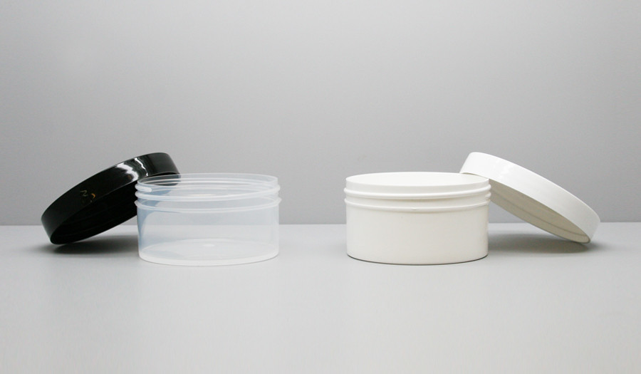 TANGLONG plastic jars with lids, 8 oz plastic containers with lids