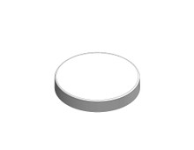 (Standard) Smooth Cap (900 pcs / box) - For 70mm Jars (400 Thread)