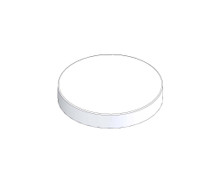Smooth Cap (644 pcs / box) - For 83mm Jars (400 Thread)