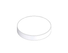 (Standard) Smooth Cap (504 pcs / box) - For 89mm Jars (400 Thread)