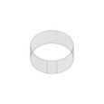 1/2oz 53mm Shrink Sleeve (Thick Wall) - 0.94" H x 2.26" D - 5mm Perf