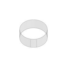 1/2oz 53mm Shrink Sleeve (Thick Wall) - 0.94" H x 2.26" D - 5mm Perf