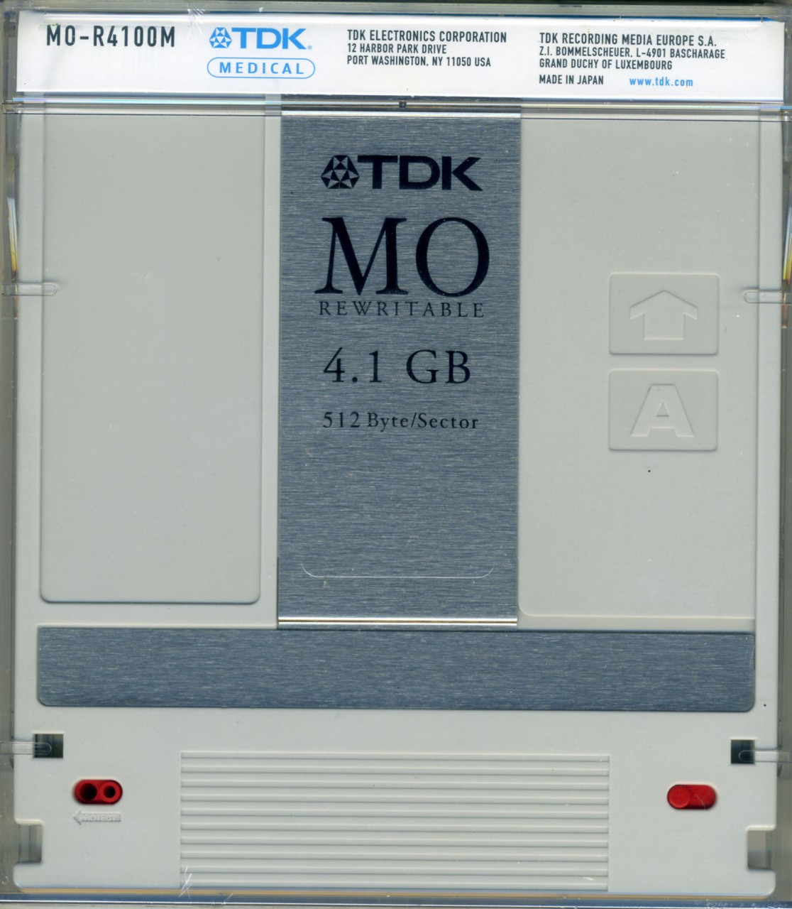 TDK Medical Optical Disk TDK MOR4100M Cartridge Free