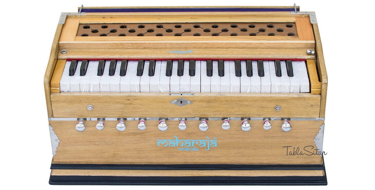 harmonium buy online, 11 Stop, A440, 42 Keys, Natural color with