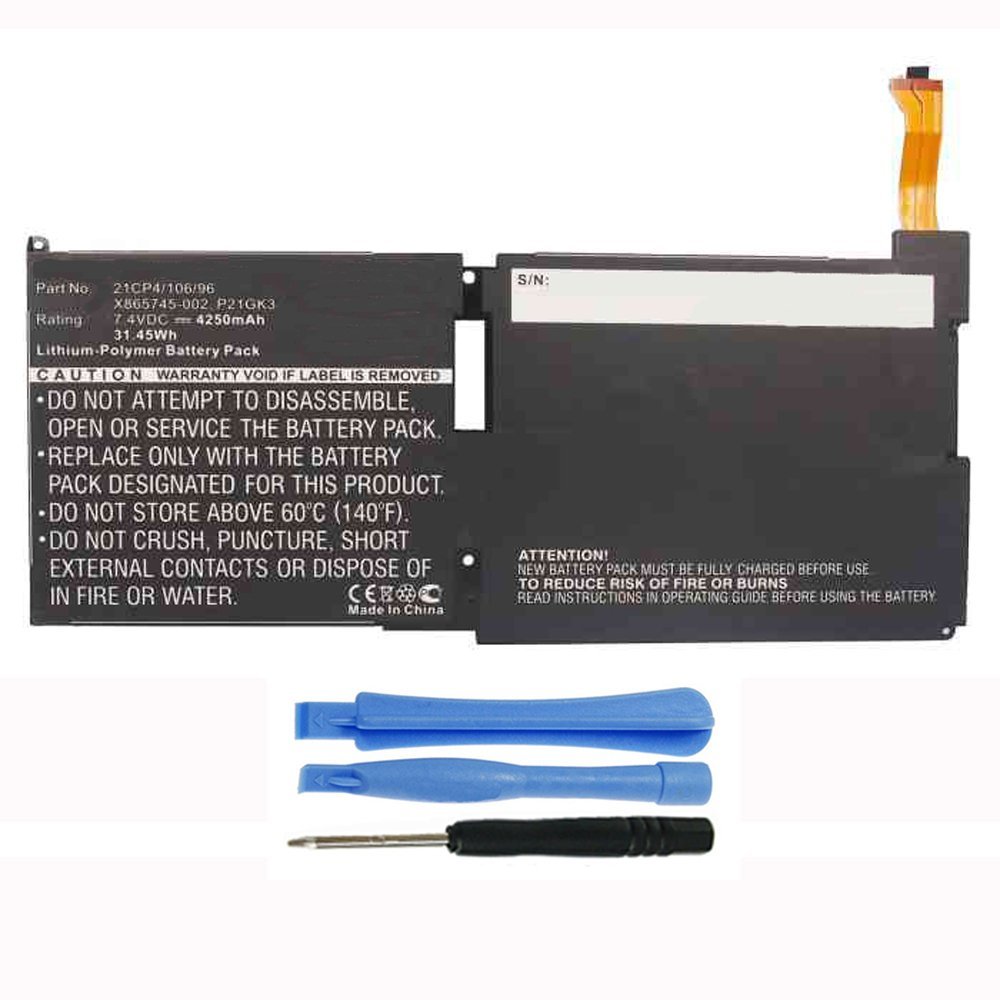 X865745-002 P21GK3 Battery for Microsoft Surface RT 9HR-00005