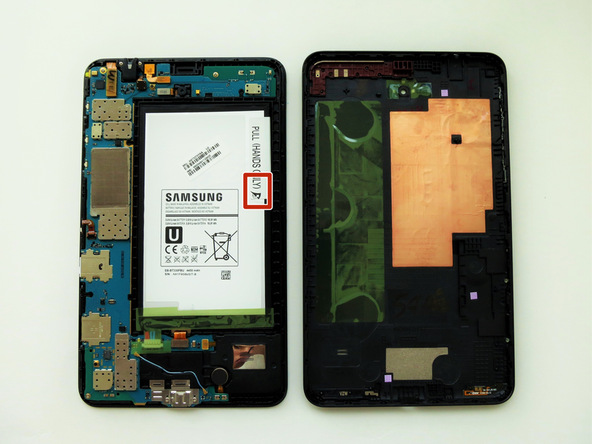 How to replace the EB-BT330FBU battery in a Samsung Galaxy Tab 4 8.0" - MPF