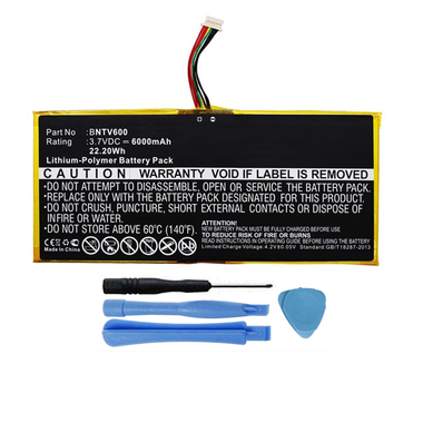 BNTV600 Replacement Battery for Nook HD+ Plus