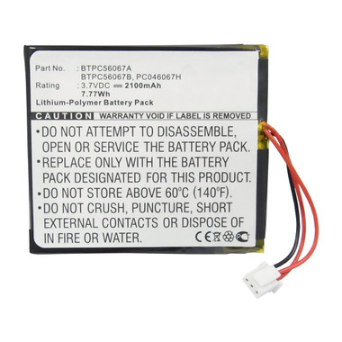 MT-1000C-BTP Battery for Crestron MT-1000C MiniTouch Touchpanel