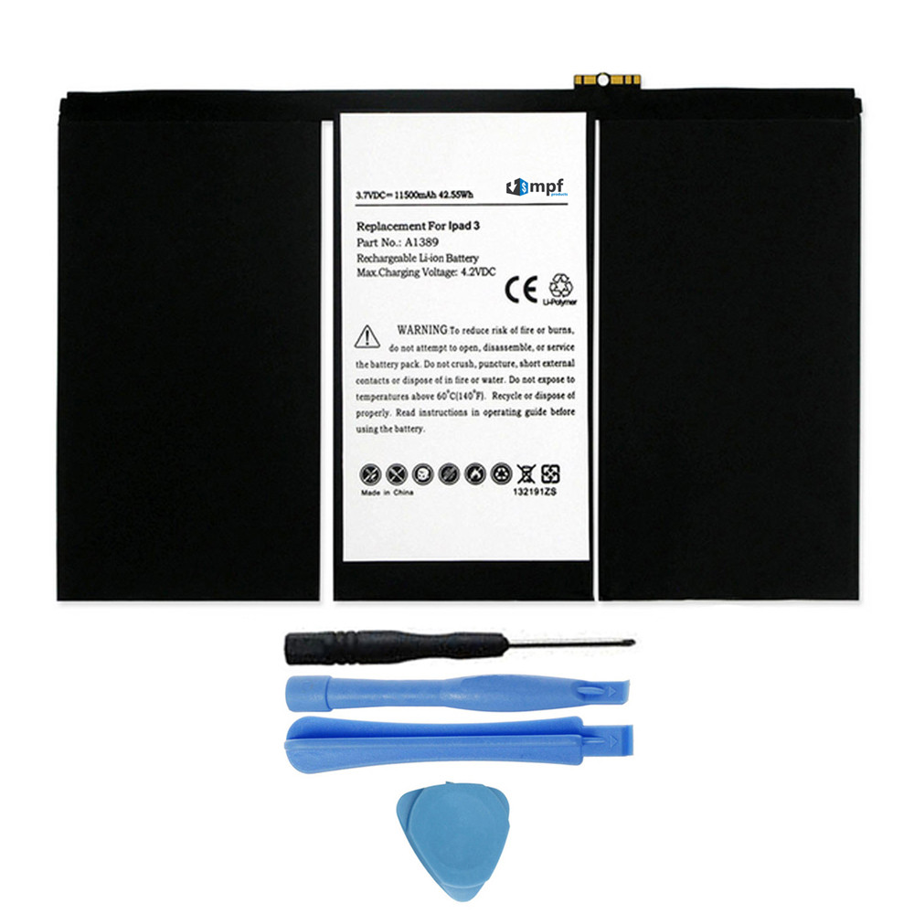 A1389 616-0593 Battery for Apple iPad 3 A1416 A1430 iPad 4 A1458 A1459