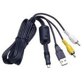 8 Pin A/V AV Audio Video USB Data Cable Cord for Pentax Optio Cameras