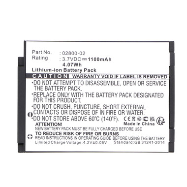02800-02 Battery for Summer Infant Best View 28030 28034 28035 Monitor