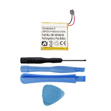 160mAh 361-00108-00 Battery for Garmin Vivoactive 3 GPS Smartwatch