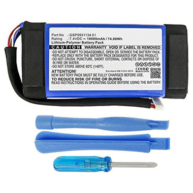 GSP0931134 01 Battery Replacement for JBL Boombox Speaker 10000mAh