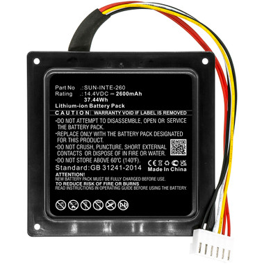 Battery for JBL Partybox 100 Bluetooth Speaker SUN-INTE-260 2600mAh