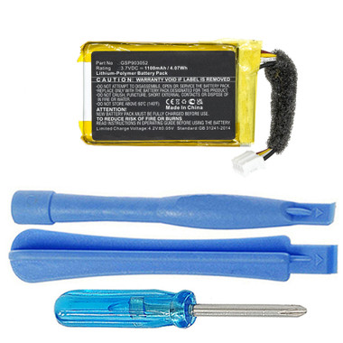 JBL Clip 4 Bluetooth Speaker Battery Replacement GSP903052 1100mAh