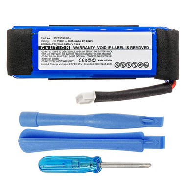 JBL Link 20 Bluetooth Speaker Battery Replacement P763098 01A 6000mAh