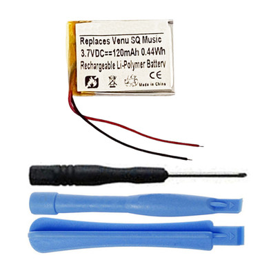 120mAh 361-00136-10 361-00136-21 Battery for Garmin Venu SQ Music GPS Smartwatch