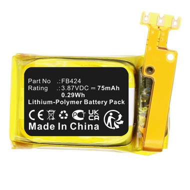 Fitbit Inspire 3 Fitness Watch FB424 Battery Replacement 391220 75mAh