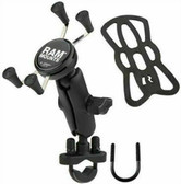 RAM-B-149Z-UN7U RAM Motorcycle Mount with Universal X-Grip SmartPhone Cradle