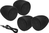 Boss Audio MCBK475BA 4 Speaker Bluetooth Amplified Kit Black