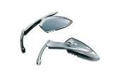 Kuryakyn 1449 Scythe Mirrors Chrome Direct Replacement for most H-D models