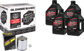 Maxima V-Twin Synthetic Oil Change Kit Twin Cam Chrome Filer 90-119014PC