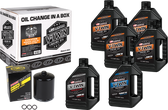 Maxima V-Twin Oil Change Kit Mineral Evo Black Filer 90-069016PB