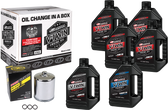 Maxima V-Twin Synthetic Oil Change Kit Twin Cam Chrome Filer 90-119016PC