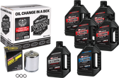 Maxima V-Twin Synthetic Oil Change Kit Twin Cam Chrome Filer 90-119016PC
