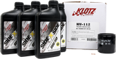 Klotz  SXS 6Qt Synthetic Oil Change Kit for Polaris KU-112