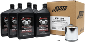 Klotz Basic 5Qt Synthetic Oil Change Kit For Harley Davidson KH-109