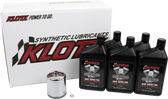 Klotz Basic 5Qt Synthetic Oil Change Kit For Harley Davidson  KH-107