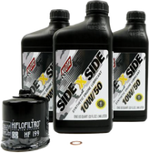 Klotz SXS Oil Change Kit 10W50 /W Oil Filter For Polaris KU-103