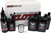 Klotz Premium 4Qt Synthetic Oil Change Kit For  Harley Davidson KH-104