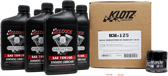 Klotz 6Qt Synthetic Oil Change Kit For Indian Thunderstroke  KH-125