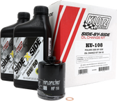 Klotz SXS 2Qt Synthetic Oil Change Kit for Polaris KU-108