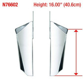 National Cycle Chrome Lower Deflectors, 16in. (40.6cm) N76602 KAW VN1600 03-04
