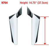 National Cycle Chrome Lower Deflectors, 14.75in. (37.5cm)   N764