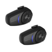 SENA 10S Bluetooth Motorcycle Universal Communication System Dual Pack 10S-01D