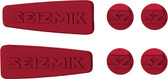 Seizmik Color Accents for Pursuit Side Mirrors, Red   18074