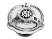 RSD Tracker Gas Cap Chrome 0210-2007-CH Late Model HDs 96-17 Exclude  XG 500/763