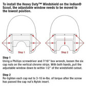 National Cycle Heavy Duty™ Mount, Straight Forks KIT-CIN For 2015 INDIAN SCOUT