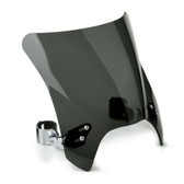 National Cycle Mohawk™ Windshield Straight Bracket Dark Tint, Chrome, 44-51MM