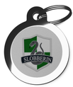 Slobberin Dog ID Tags - Fun Wizard Pet Identification