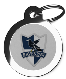 Ravenpaw Pet ID Tags - Cool Wizard Dog Identity Tags