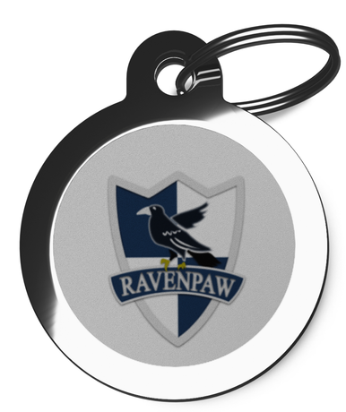 Ravenpaw Pet ID Tags - Cool Wizard Dog Identity Tags