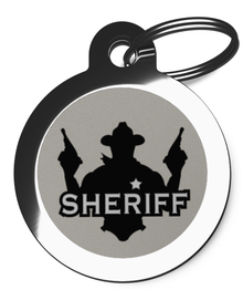 Sheriff Pet Identification Tag