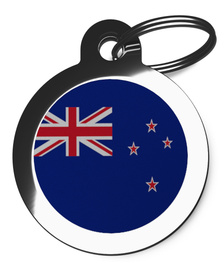 New Zealand Flag Pet ID Tag
